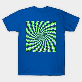 Optical Illusion Design T-Shirt